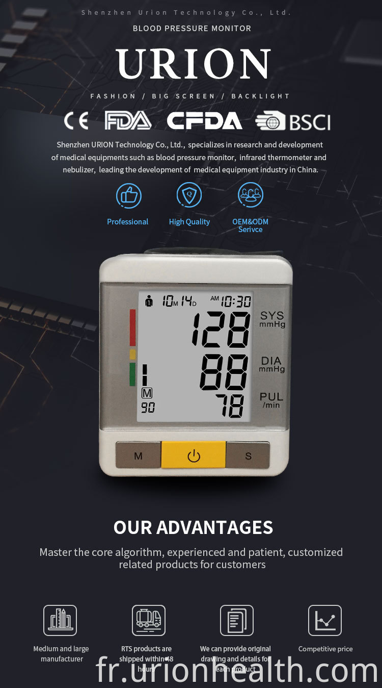 Wrist Blood Pressure Monitor